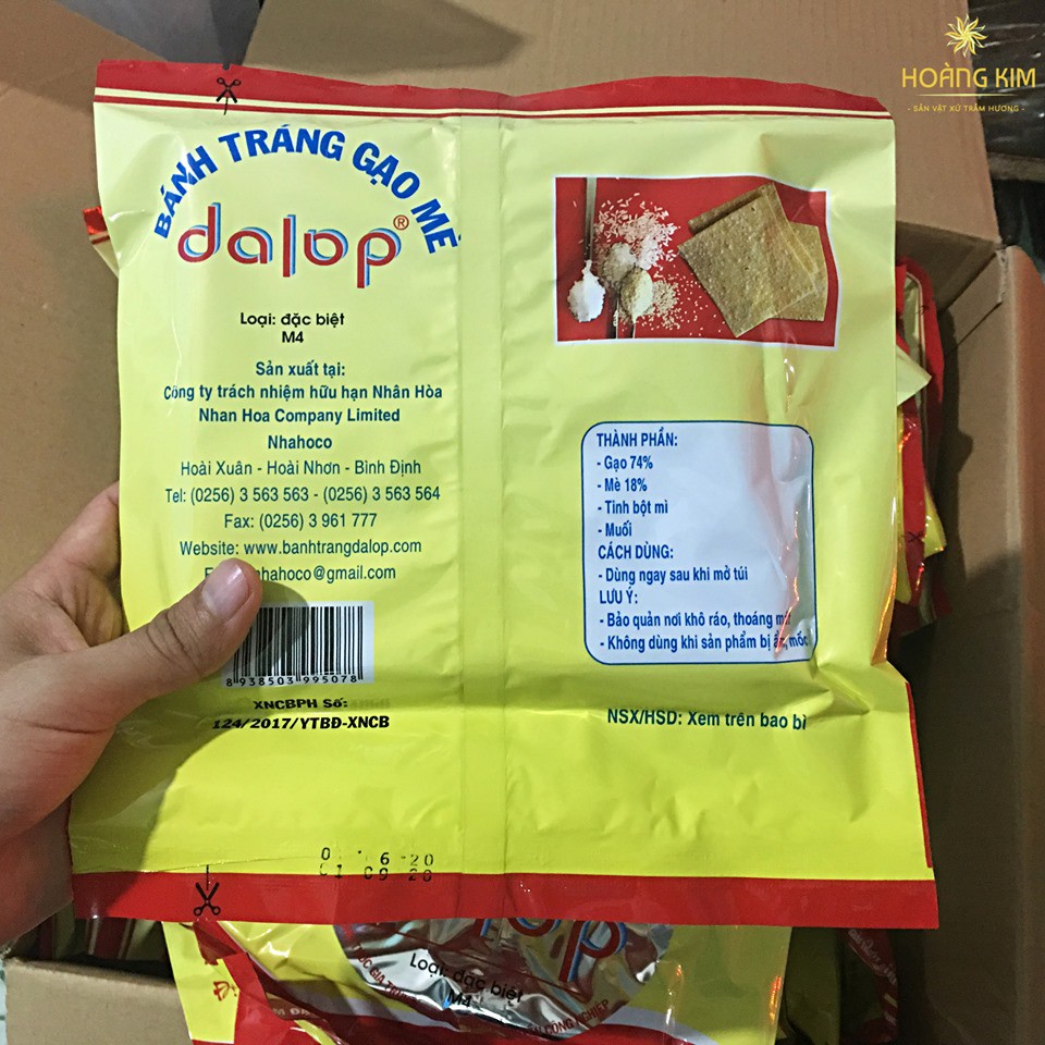 💥  Bánh tráng gạo mè Nhân Hoà túi 75g 💥  Đặc sản Bình Định | BigBuy360 - bigbuy360.vn