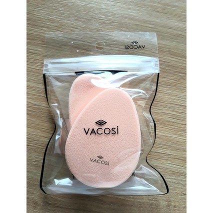 BỊCH 2 BÔNG ƯỚT HÌNH OVAL DÀI VACOSI LONG OVAL SPONGE 2PCS - BP18