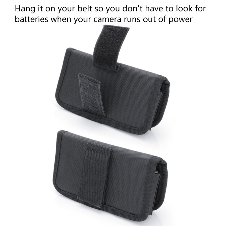 Túi đựng pin máy ảnh có khe nhét thẻ nhớ SD cho lp-e6/ en-el15/ np-fw50