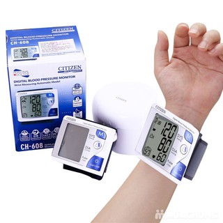 Máy đo huyết áp cổ tay Citizen CH-608