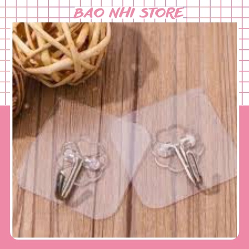 Combo 10 móc dán tường trong suốt chịu lực 88037 BẢO NHI SHOP