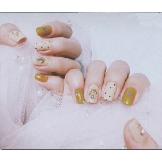 ❀Nail dán❀Làm móng không thấm nước 14 miếng dán DA61-DA80