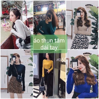 <SALE> FREESIZE Áo phông thun thái tay dài (body suite)