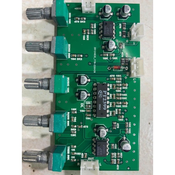 Mạch echo độ cho vang có 5 núm