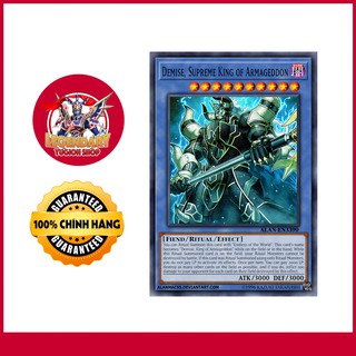 [Thẻ Bài Yugioh Chính Hãng] Demise, Supreme King Of Armageddon