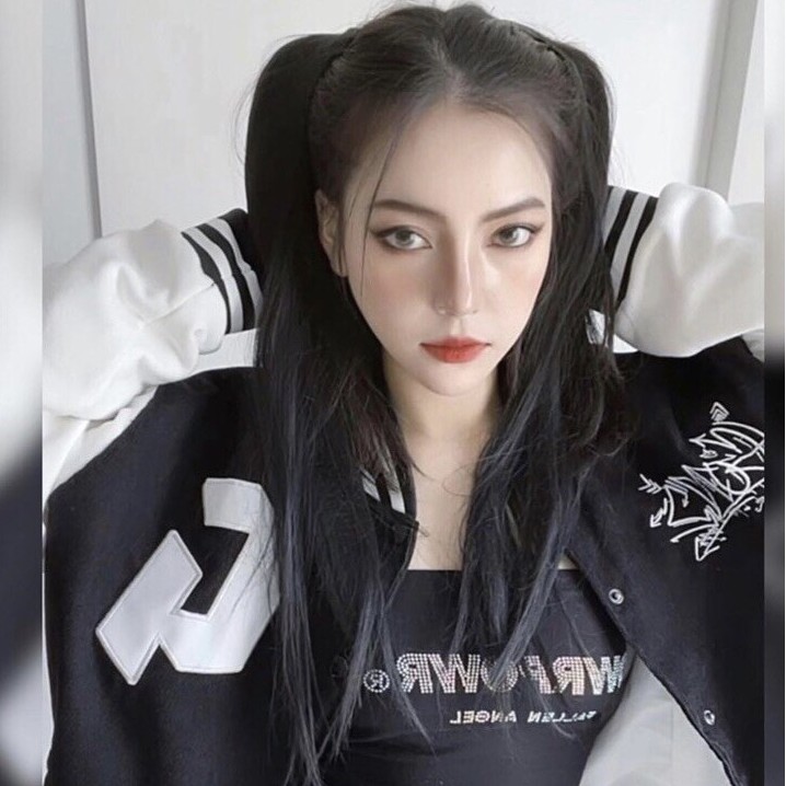 Áo Khoác Bomber Nhung Chữ G CHANREEN [FREESHIP] Phối màu tay, form rộng, nam nữ unisex Style Ulzzang dáng rộng