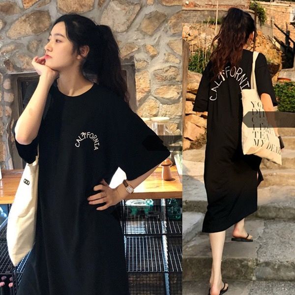 JSC Đầm Ngủ Dáng Rộng Tay Ngắn Plus Size Thời Trang Xuân Thu Cho Nữ