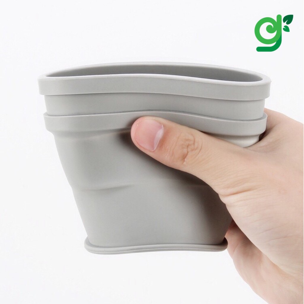 Ly gấp gọn sillicon Madoca đủ màu để uống cà phê trà nước nóng lạnh tiện lợi 350ml/550ml