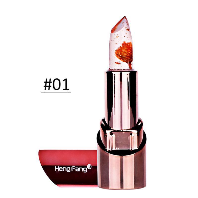 [Hàng mới về] Son môi Hèngang hình hoa dưỡng ẩm vị trái cây mềm