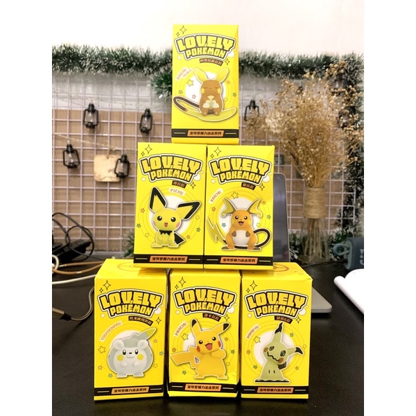 Mô hình Pokemon , Pichu , Raichu , Togedemaru , Mimikyu