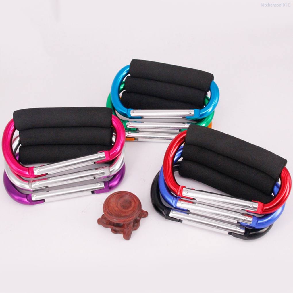 Móc khóa chữ D bằng hợp kim nhôm có tay cầm size lớn màu sắc ngẫu nhiên