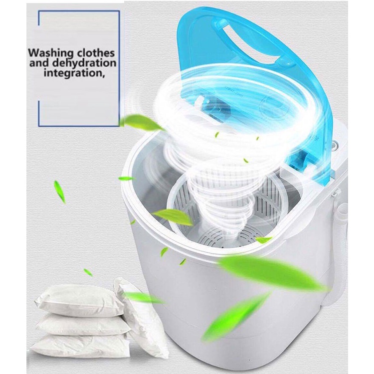 Máy giặt JIASHI mini bán tự động an toàn tiện lợi cho mẹ và bé