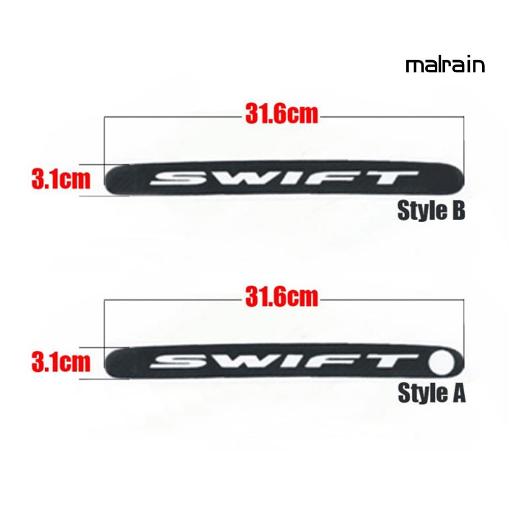 Miếng Dán Đèn Phanh Xe Bằng Sợi Carbon Cho Suzuki Swift