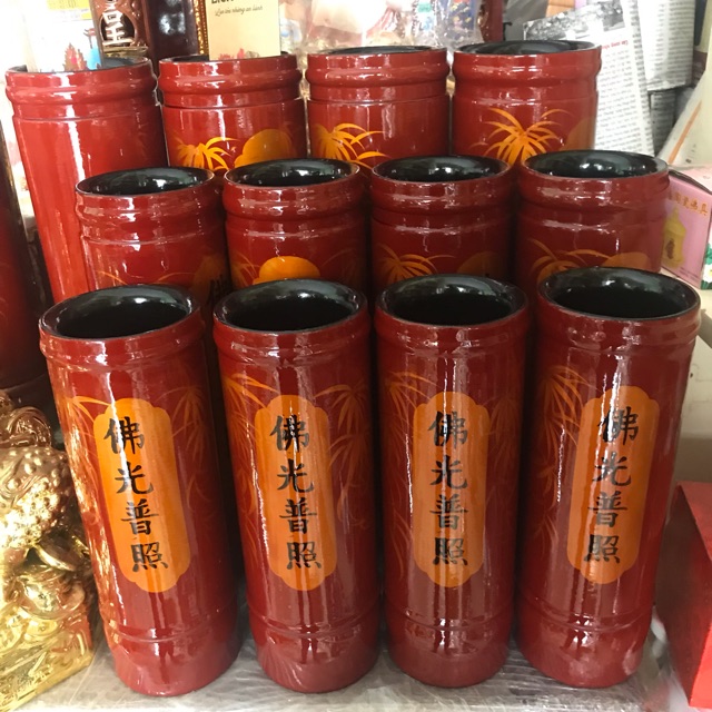Ống cắm nhang gỗ