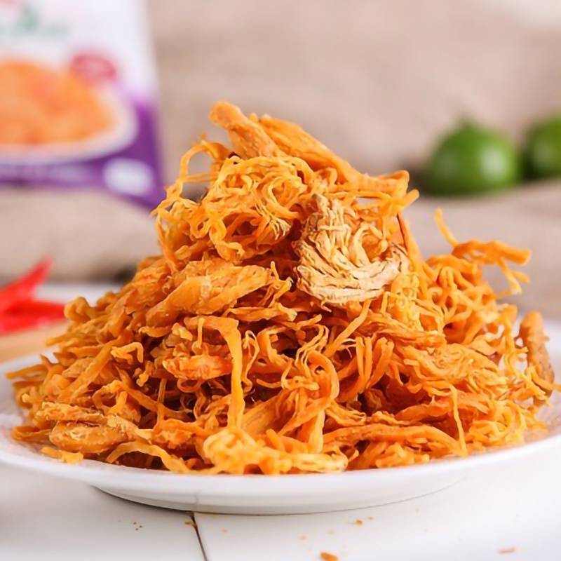 Khô gà xé cay vị truyền thống đồ ăn vặt Pichi gói 50g sợi dai ngon ZonzonFood | BigBuy360 - bigbuy360.vn