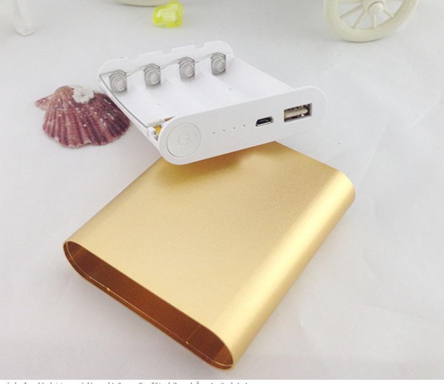 10 Box Sạc Dự Phòng 4 Cell 2A Type C 18650 Xiaomi Vỏ Nhôm Cao Cấp  ( Combo 10 box) - mẫu mới 2022