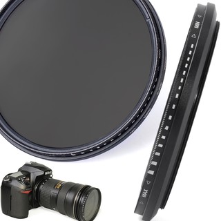 58mm Fader Neutral Density Adjustable Variable ND Filter ND2-ND400 + Case-LF304