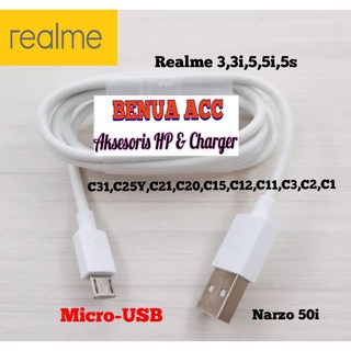 Dây Cáp Dữ Liệu Micro USB Cho Realme Narzo 50i Prime 3 5i 5s C1 C2 C3 C11 C12 C15 C20 C21
