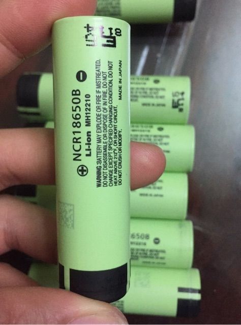 Pin Panasonic NCR18650B mới 3400mAh sản xuất 8/2018