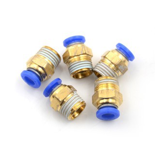{2 cái} Nối ống hơi 8mm Ren Ngoài 9.6-13-17-21mm