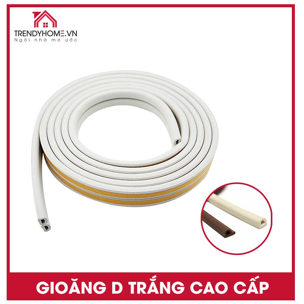 Doăng D, gioăng dán cửa gỗ, gioăng giảm trấn, gioăng chống ồn cánh cửa nhà, gioăng chống bụi, ron D, ron cao su cửa gỗ