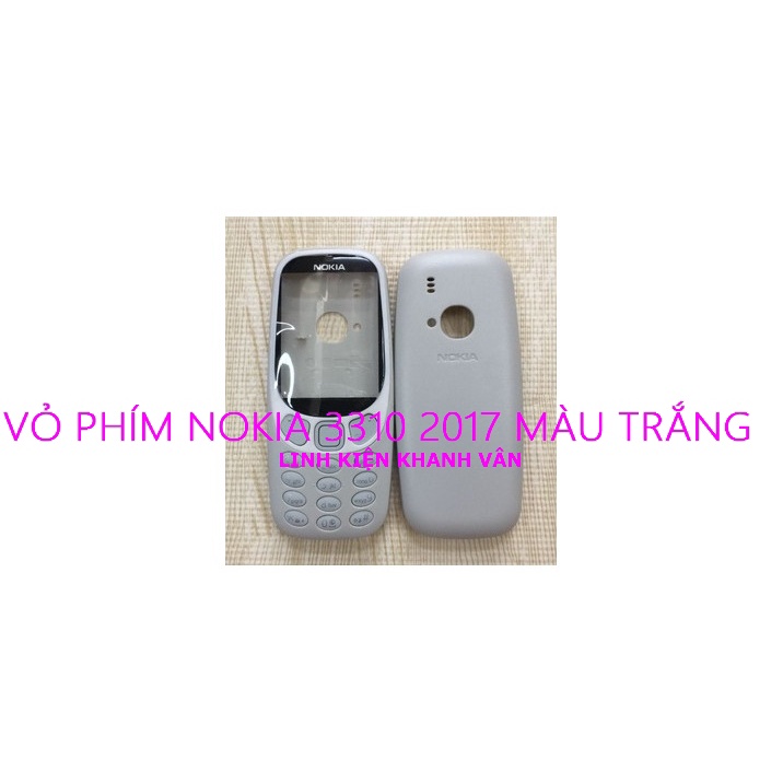 VỎ PHÍM NOKIA 3310 2017 MÀU TRẮNG