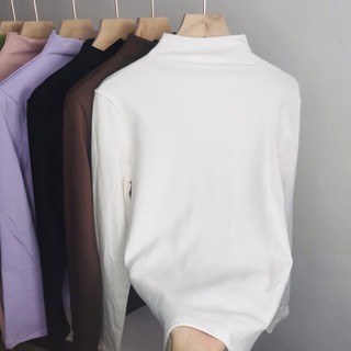 Áo Giữ Nhiệt Cổ 3cm chất thun mịn co giãn đã chiều đủ size M,L,XL,XXL [ Hàng Cao Cấp ]