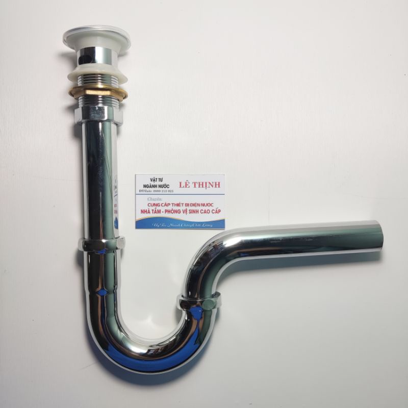 Bộ xi phông chậu rửa mặt cao cấp inox 100%