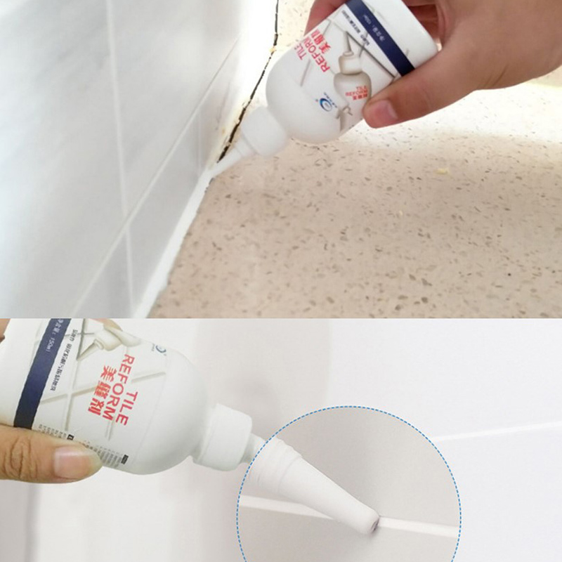 {steedsuhhno}Tile Gap Refill Agent Tiles Reform Coating Mold Cleaner Tile Sealer Repair Glue