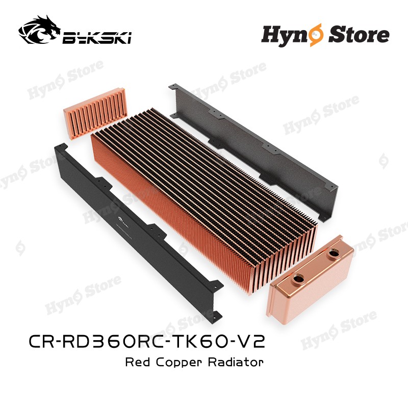 Rad đồng tản nhiệt nước 360 chất lượng cao Bykski dày 60mm CR-RD360RC-TK60-V2 – Hyno Store