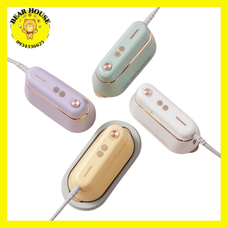 Bàn Là Bàn ủi hơi nước cầm tay Hàn Quốc Daewoo HI-029- Hàng chính hãng 100%
