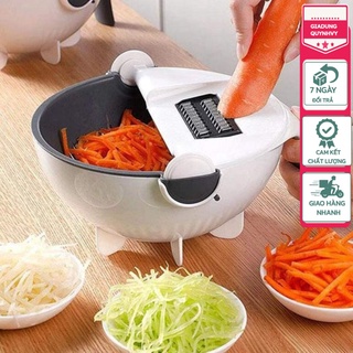 Bộ rổ nạo rau củ quả nhà bếp 7 chi tiết đa năng, dụng cụ nạo rau củ quả đa năng
