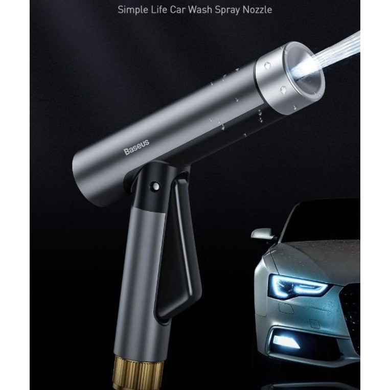 Bộ dây và vòi tăng áp lực nước BASEUS Simple Life Car Wash Spray Nozzle - CRXC01-A01