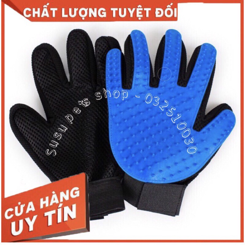 GĂNG TAY TẮM CHẢI LÔNG THÚ CƯNG