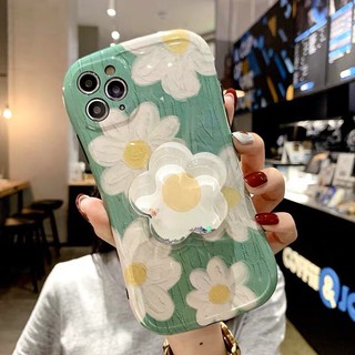 [Order Case] Ốp IPhone Hoa Cúc (Kèm pop nhũ nước)