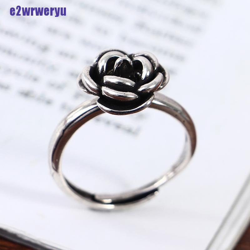 Nhẫn mở tự vệ hình hoa hồng/ chó sói tối 2Wrweryu có thể điều chỉnh