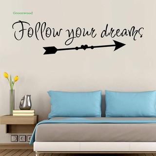 Decal dán tường lá cây lá xanh