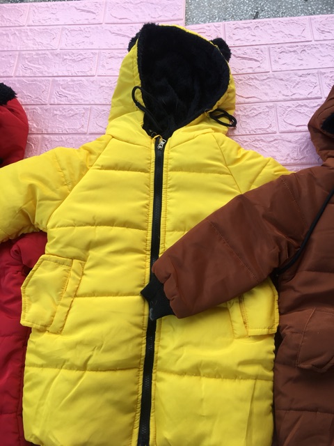 Áo phao tai gấu cho bé trai/gai