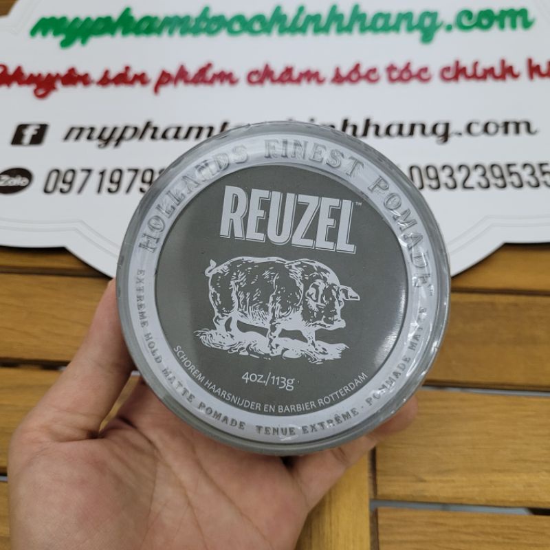 SÁP REUZEL SIÊU CỨNG EXTREME HOLD MATTE POMADE 35G-113G-340G