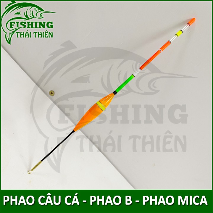 Phao câu cá, Phao B Mica Dùng Đèn Bẻ Sáng