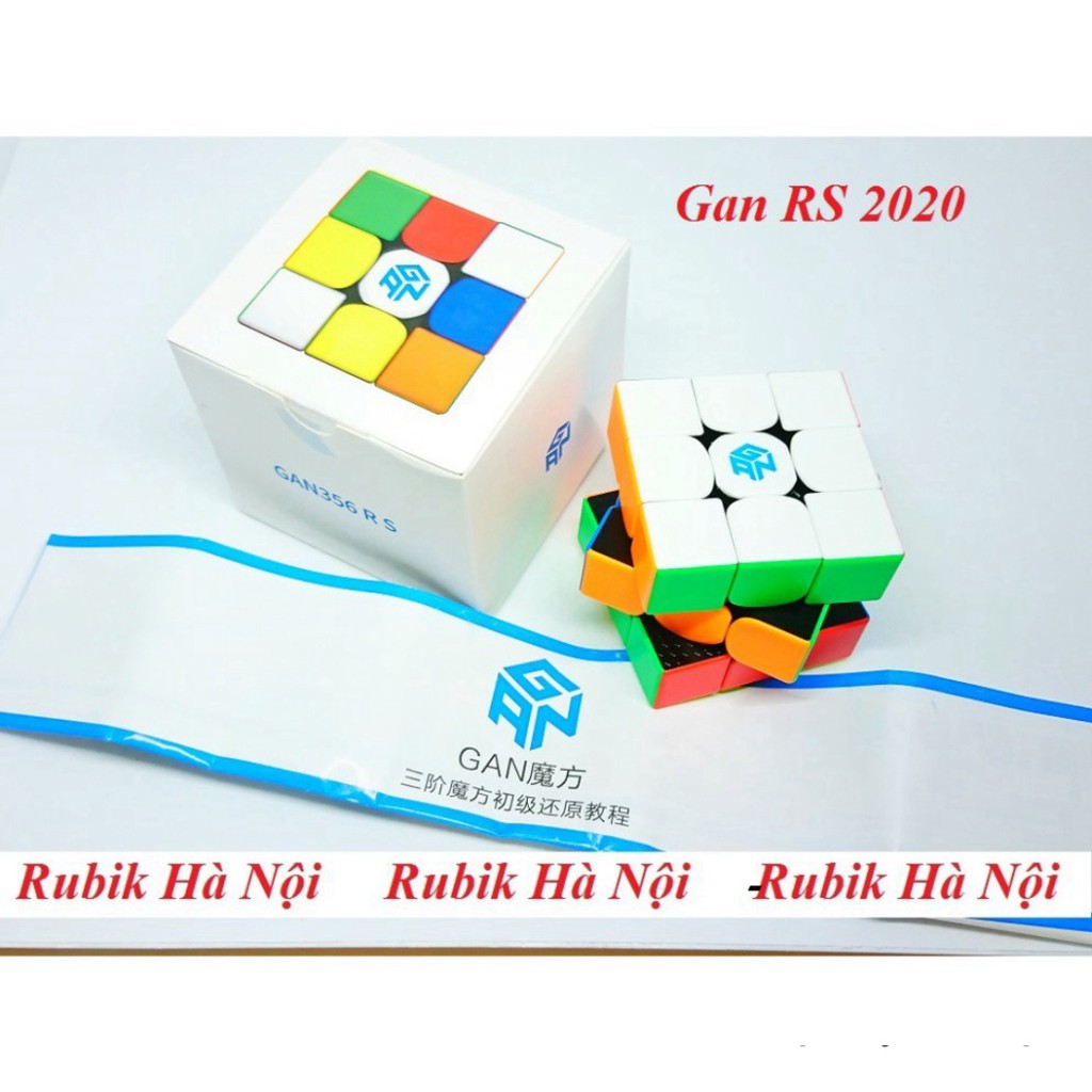 Rubik 3x3. Gan 356 RS 2020 Cao Cấp Stickerless/Có Nam Châm