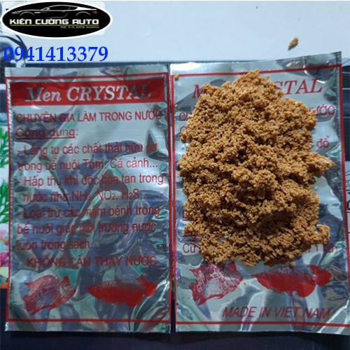 Men pha lê làm trong nước bể cá, hồ cá . CRYSTAL