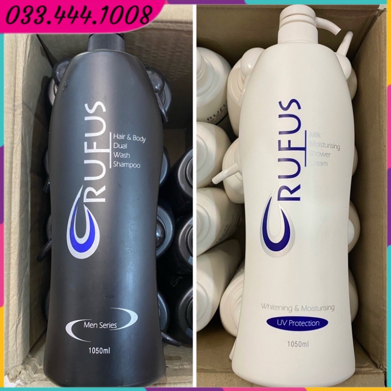 Tắm Gội Rufus  1050ml Malaysia_ Dầu Gội Nam Giới  _ Sữa tắm nam nhập khẩu cao cấp thơm lâu.