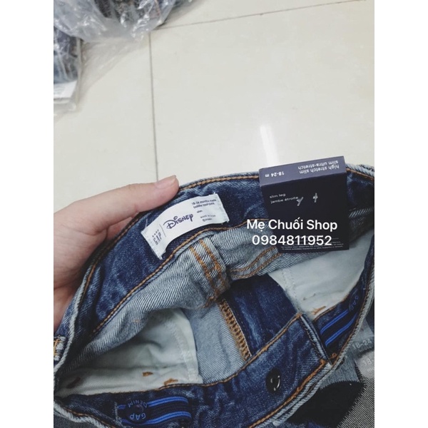 Quần bò Disney Gap dư xịn cho bé