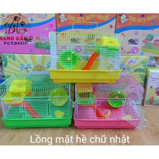 Lồng hamster mẫu mặt hề chữ nhật