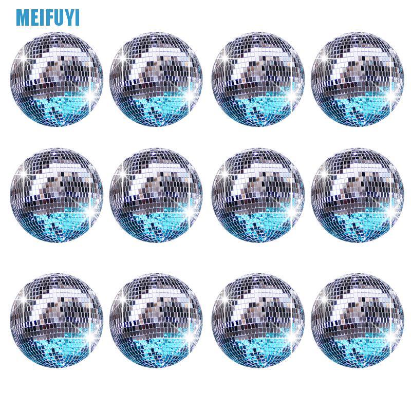 Set 24 quả cầu tráng gương 3cm màu bạc dùng để trang trí giáng sinh