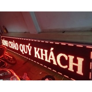 Biển led ma trận P10 Đỏ kích thước cao 32cm, dài 320cm