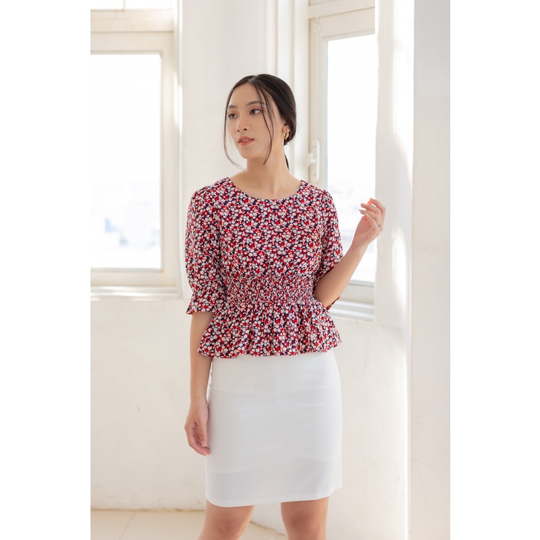 ÁO PEPLUM HOA NHÍ 5620