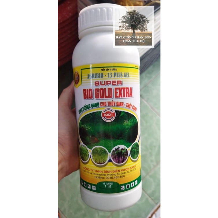 PHÂN BÓN VI LƯỢNG SUPER BIO GOLD EXTRA 1L