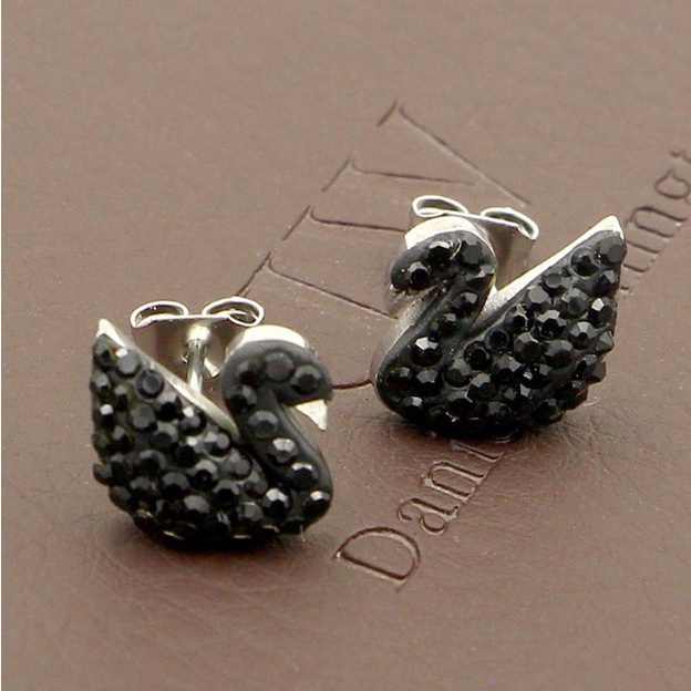 Bông Tai Nữ Thiên Nga Đen Titan Không Rỉ TT 1083